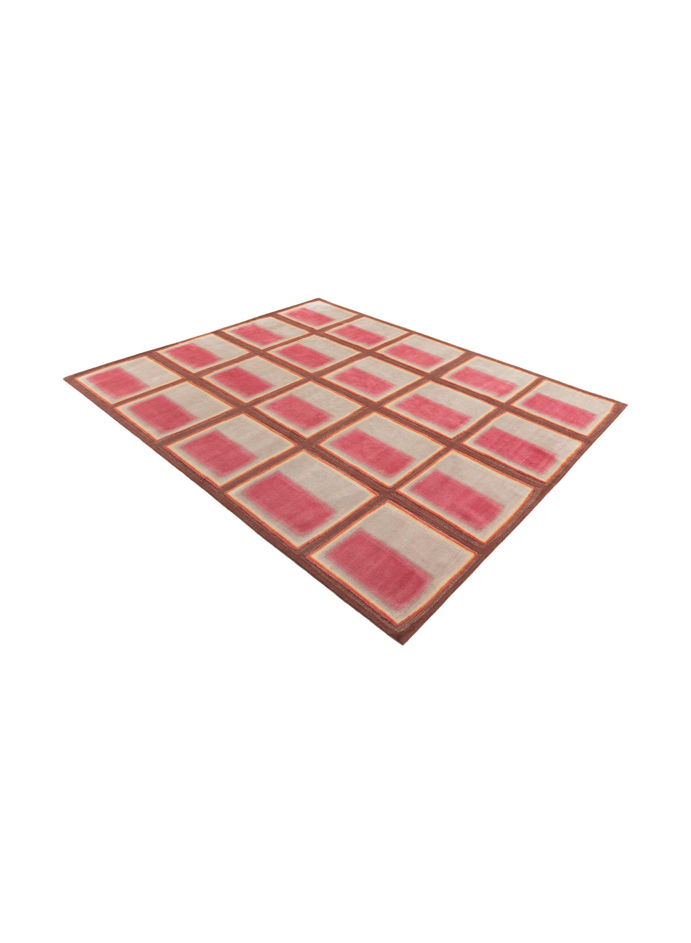 Noué à la main cc-tapis COMPOSITION 4 Tapis rectangulaire fait main par Kwangho Lee en vente