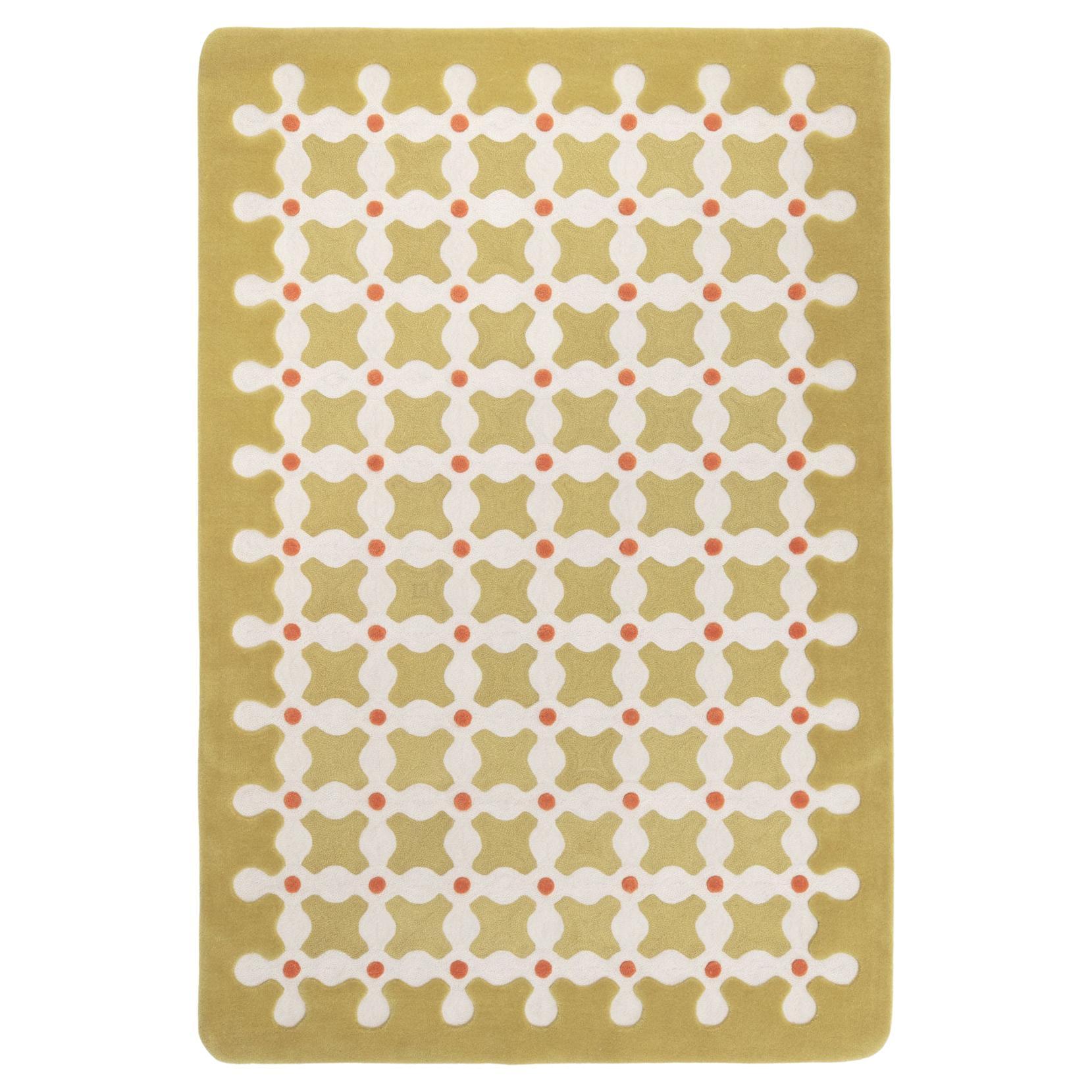 cc-tapis CRISS CROSS Medium handmade rug by India Mahdavi For Sale