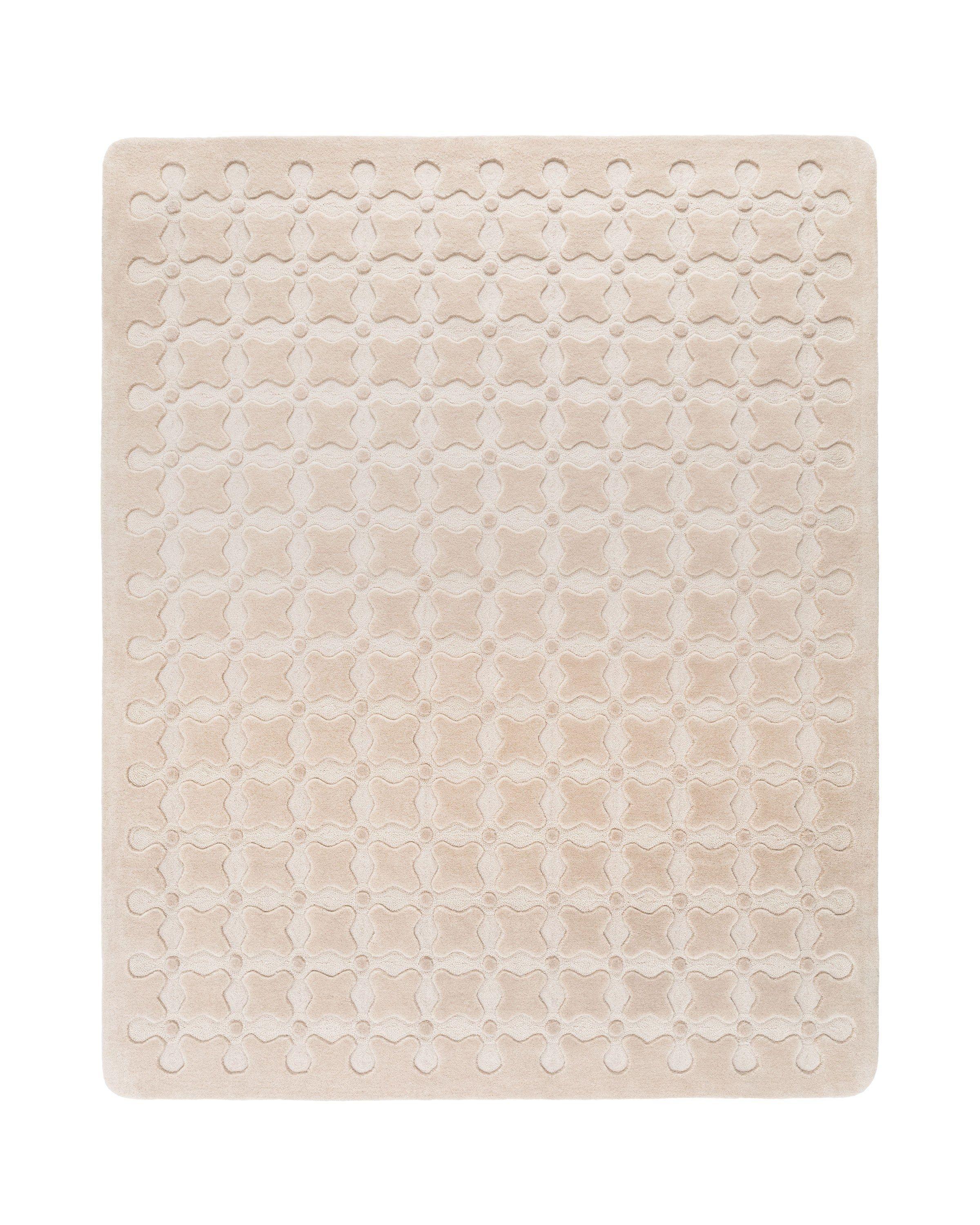 Tessuto a mano cc-tapis CRISS CROSS Tappeto medio fatto a mano in Burro di India Mahdavi in vendita