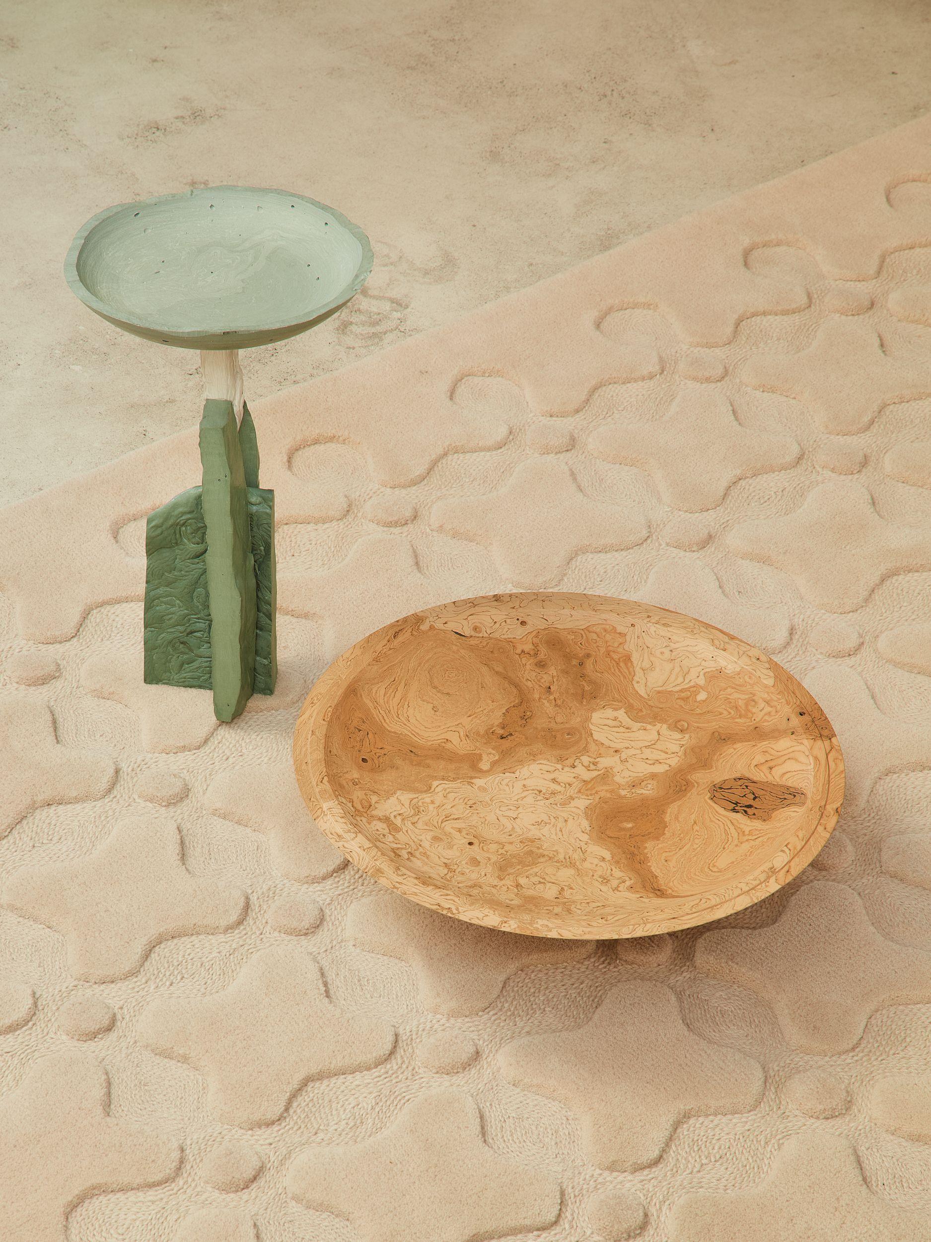 XXI secolo e contemporaneo cc-tapis CRISS CROSS Tappeto medio fatto a mano in Burro di India Mahdavi in vendita