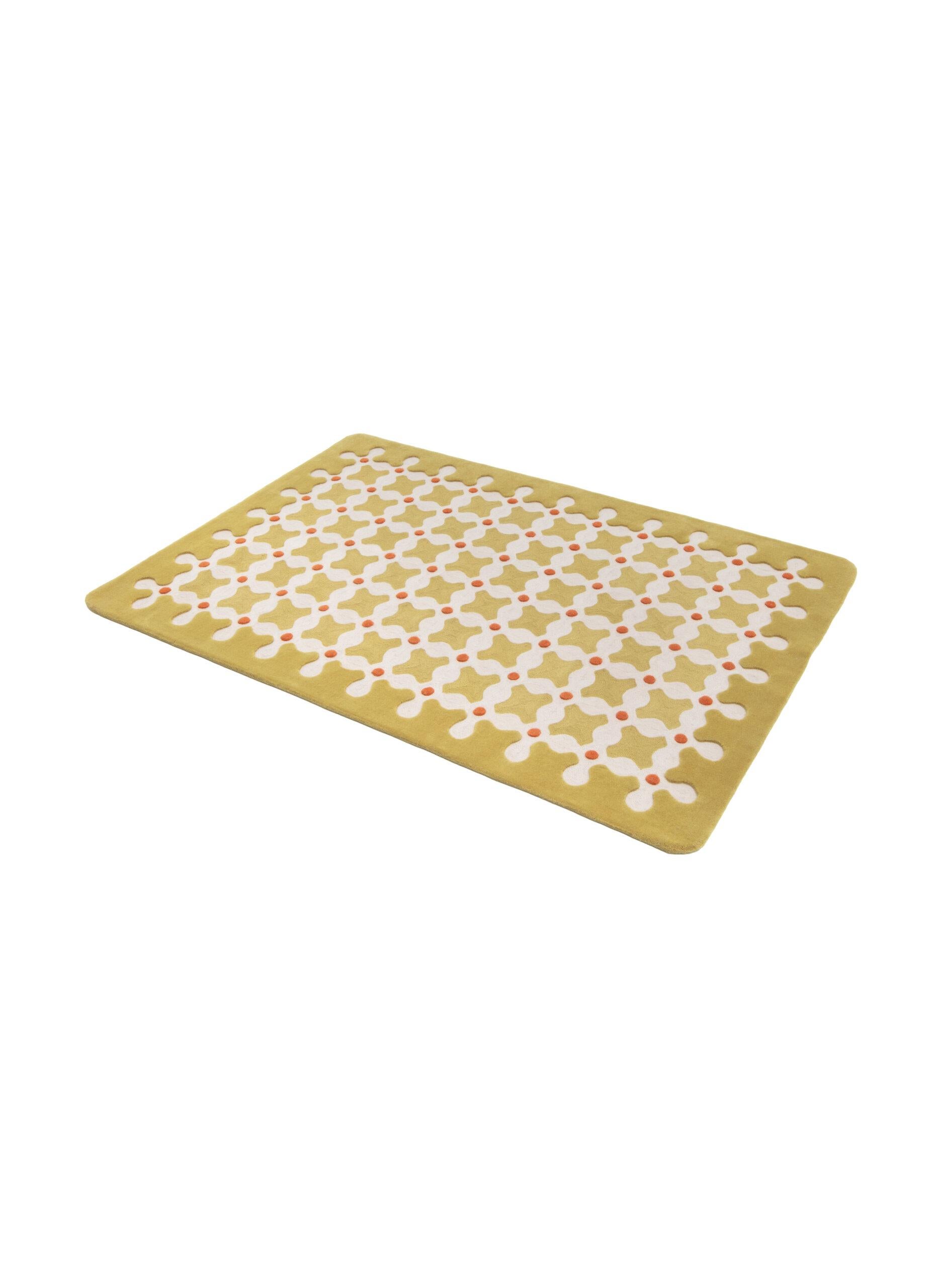 cc-tapis CRISS CROSS Small handmade rug by India Mahdavi In New Condition For Sale In Brooklyn, NY