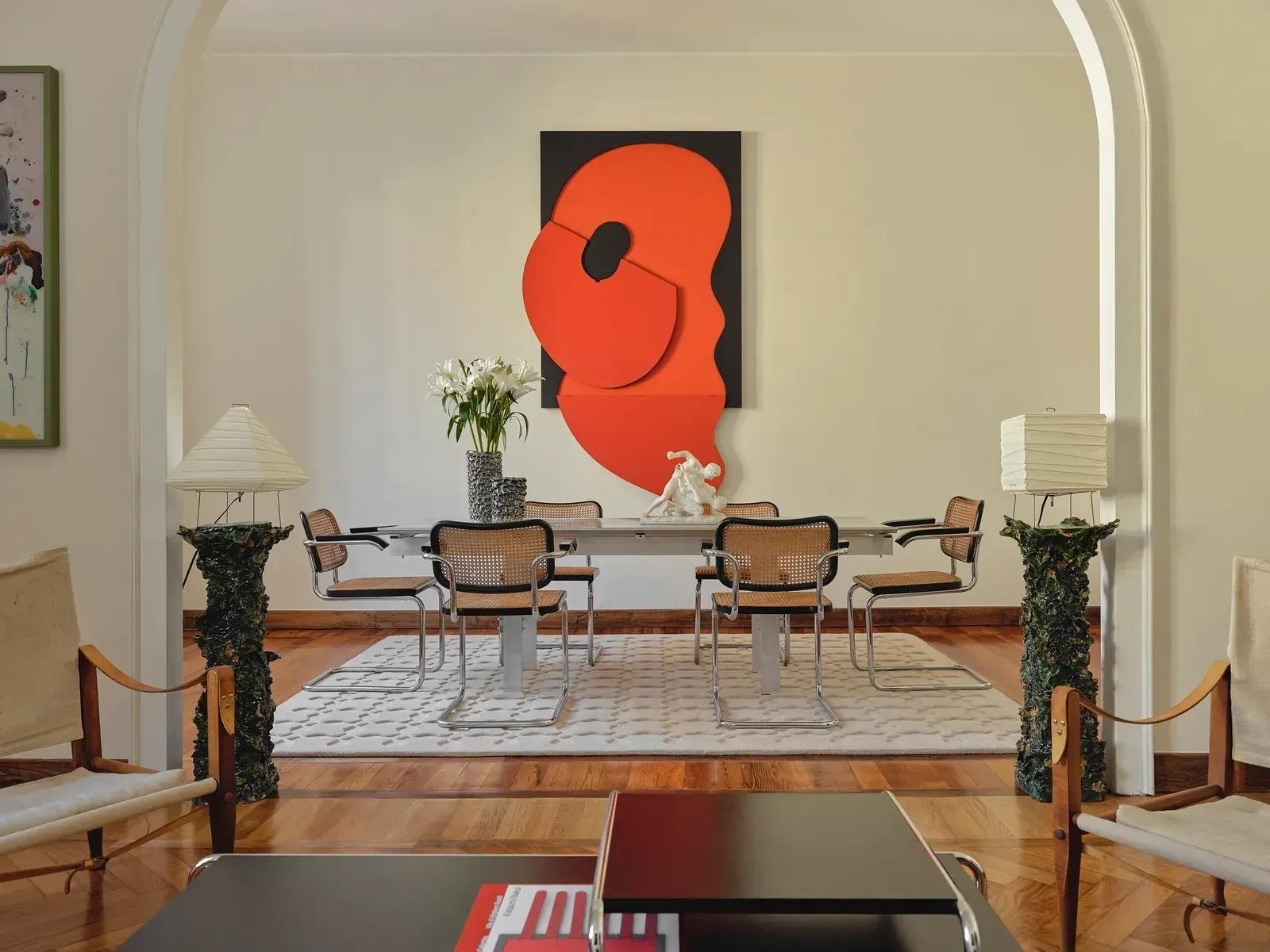 cc-tapis CRISS CROSS Piccolo tappeto fatto a mano in burro di India Mahdavi In condizioni Nuovo in vendita a Brooklyn, NY