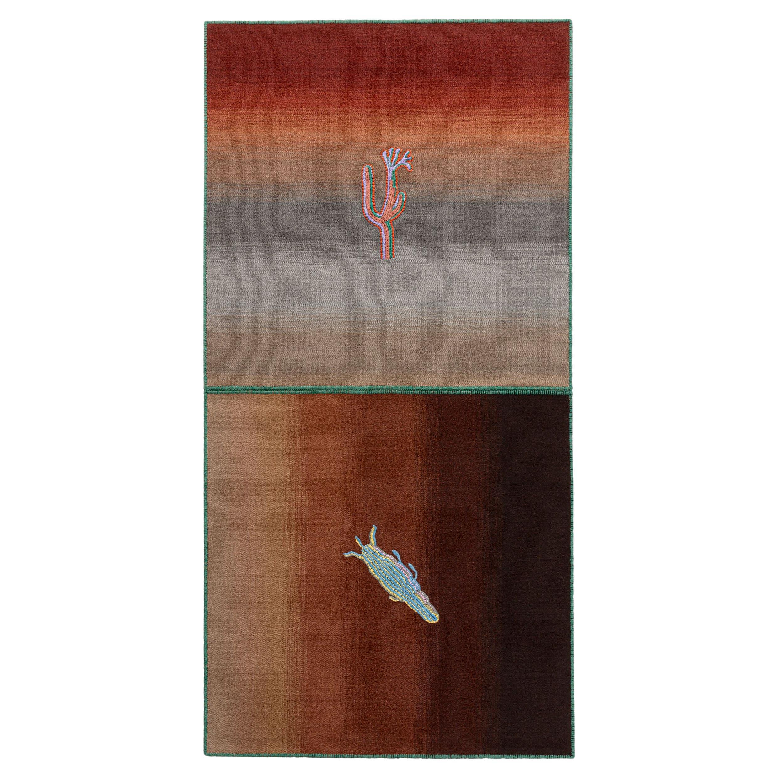 cc-tapis CRYPTID Earth Medium Rechteckiger Teppich handgefertigt von Patricia Urquiola