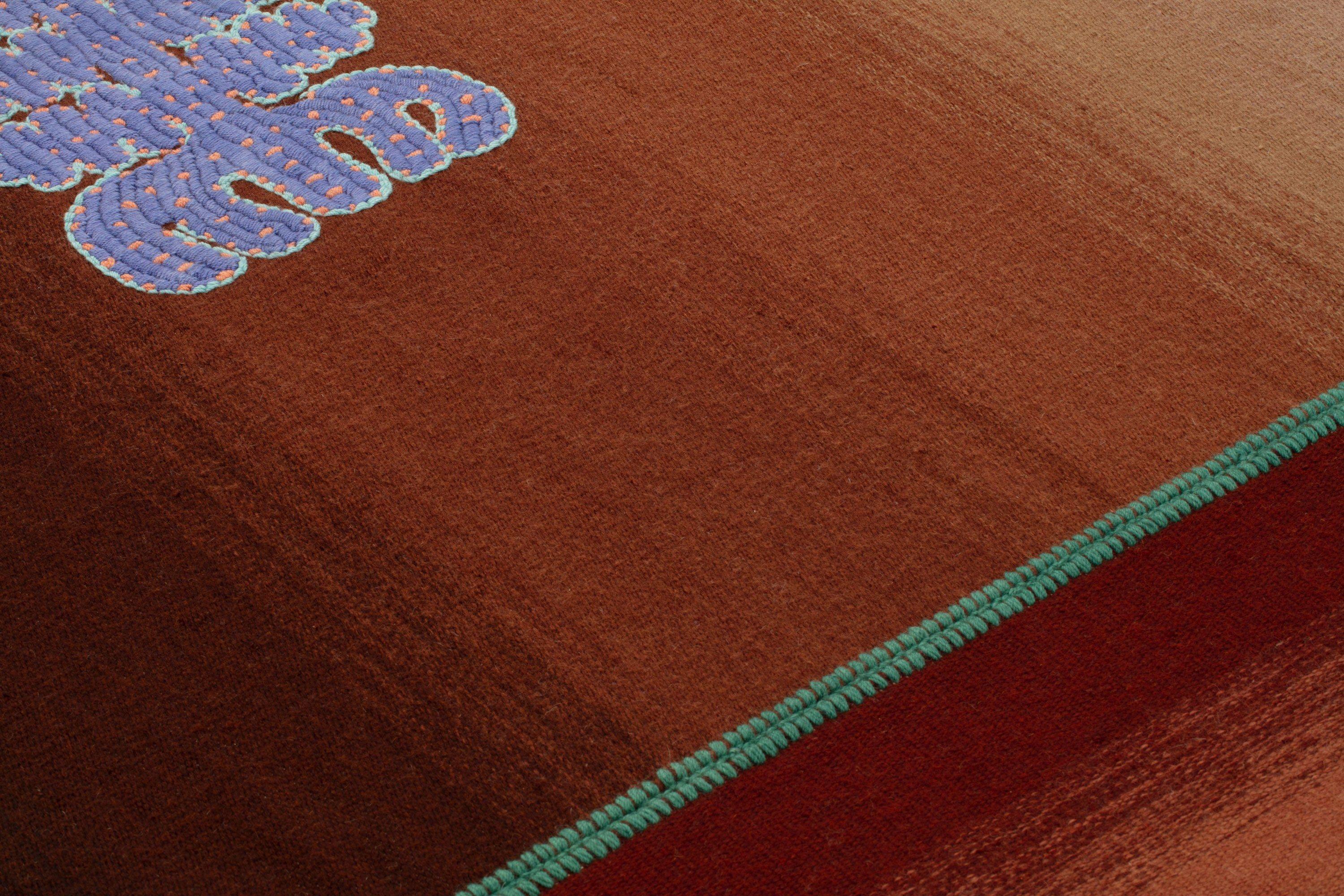 Der Teppich Cryptid, entworfen von Patricia Urquiola für cc-tapis, ist der Inbegriff für innovatives Design und Handwerkskunst. Es ist ein ausdrucksstarker Bodenbelag, der Textur und Kunstfertigkeit nahtlos miteinander verbindet.

Der aus üppigem