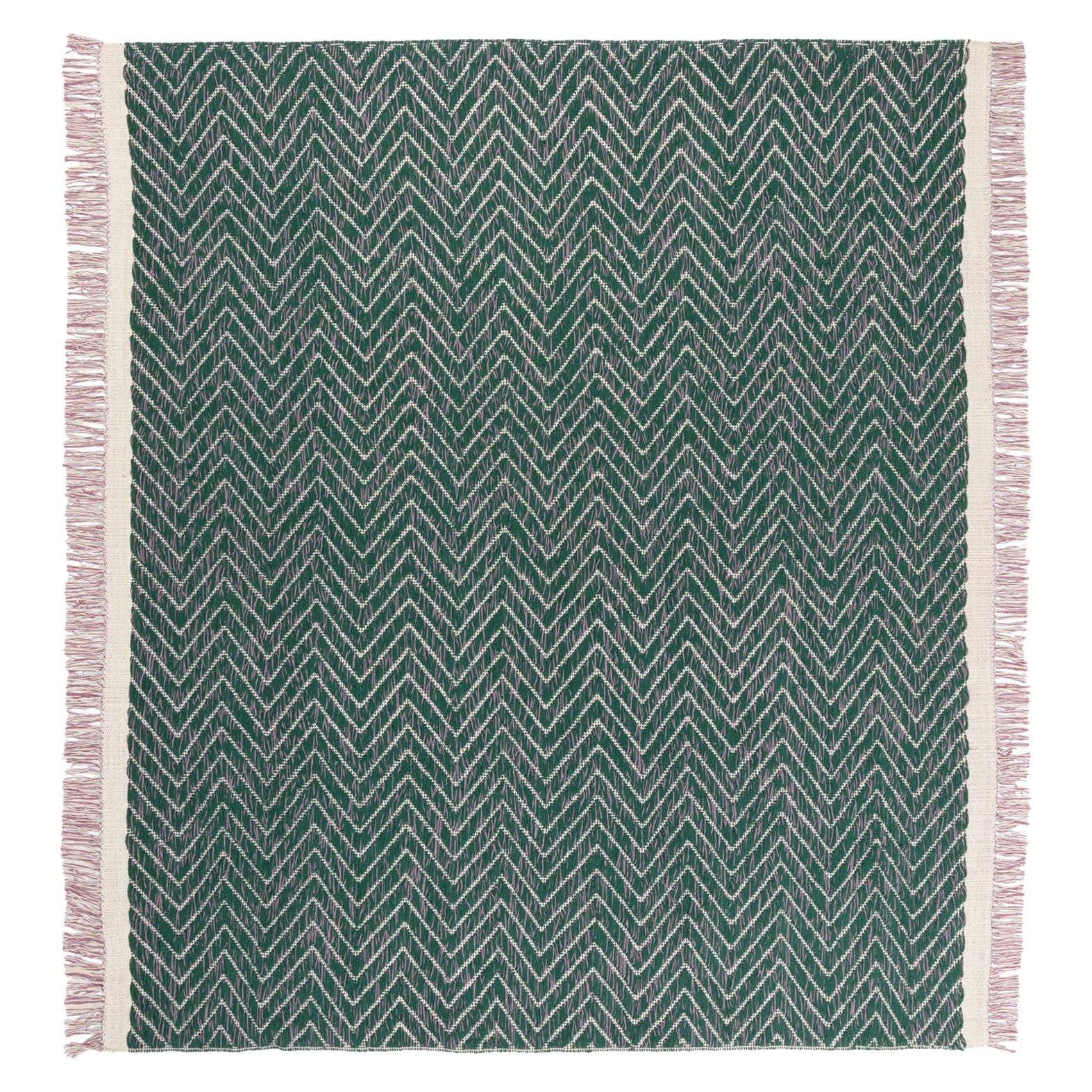 CC Tapis Cultivate Chevron Handmade Rug in Himalayan Wool by Yuri Himuro For Sale