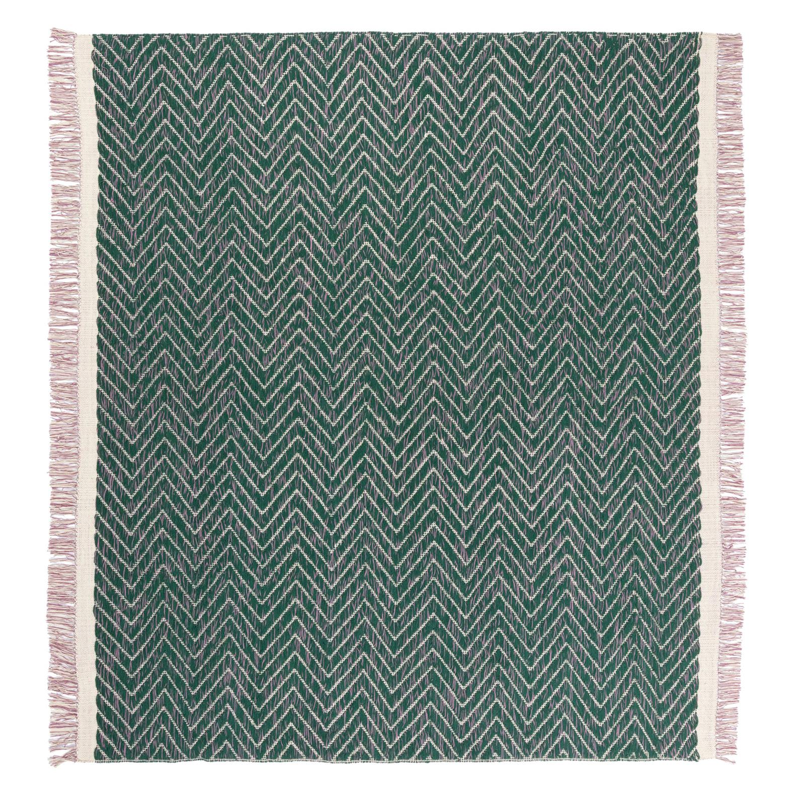 Tapis Gesture cc-tapis Cultivate à chevrons en laine de l'Himalaya fait à la main par Yuri Himuro