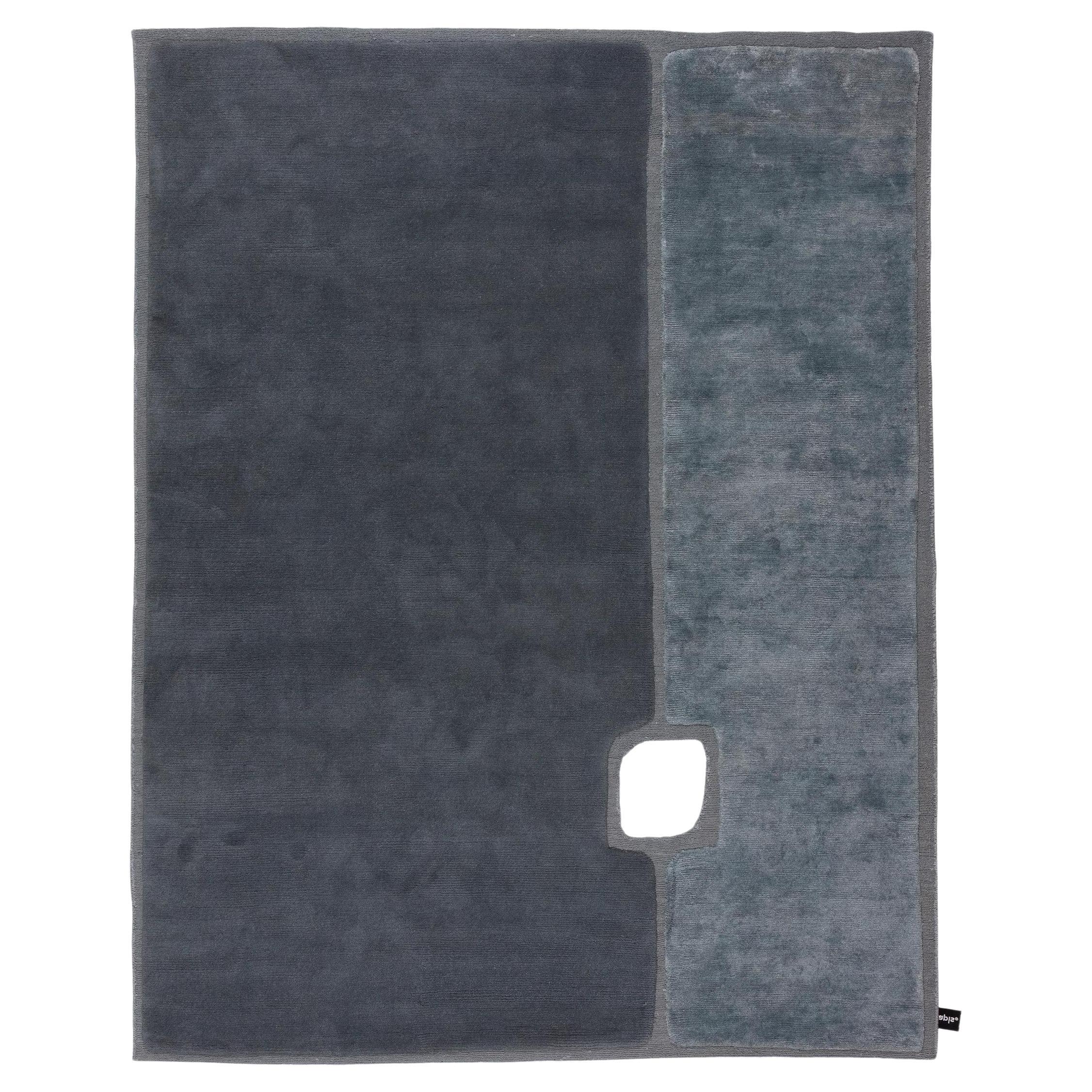 cc-tapis Monocromo-Holzteppich mit Ausschnitt von A. Parisotto und M. Formenton im Angebot