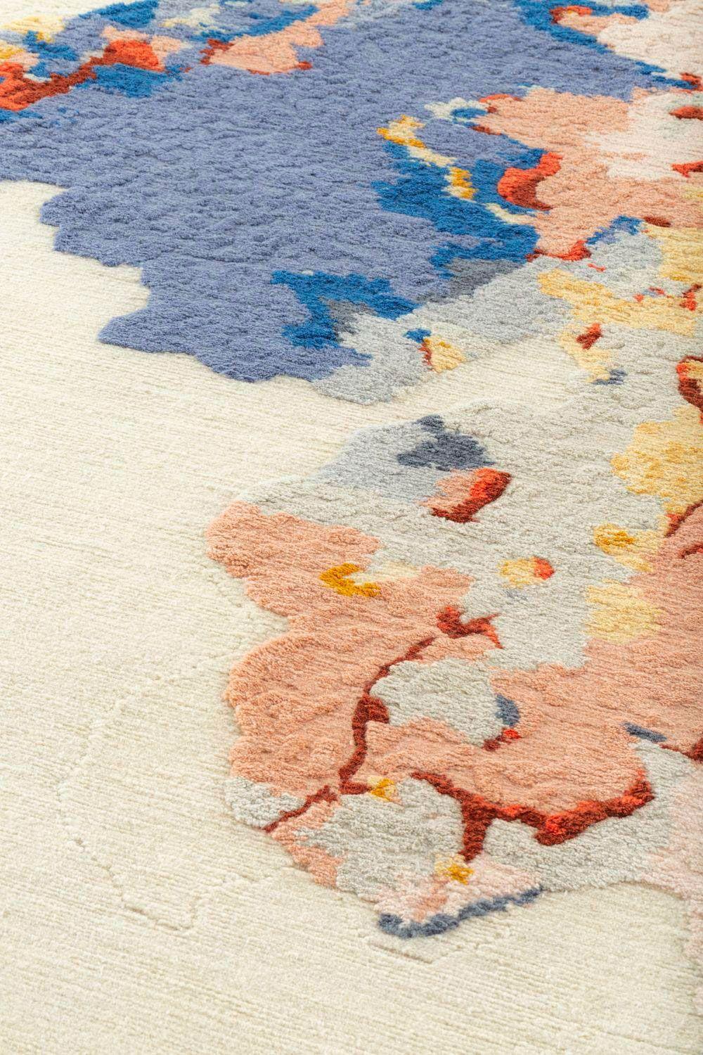 Annodato a mano cc-tapis Dagalla' Formation 2 Rug by Edoardo Piermattei in vendita