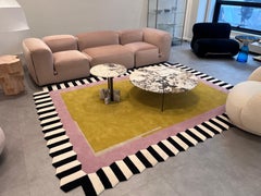 cc-tapis Dentelle Hexagone Pain d'Epices noué à la main