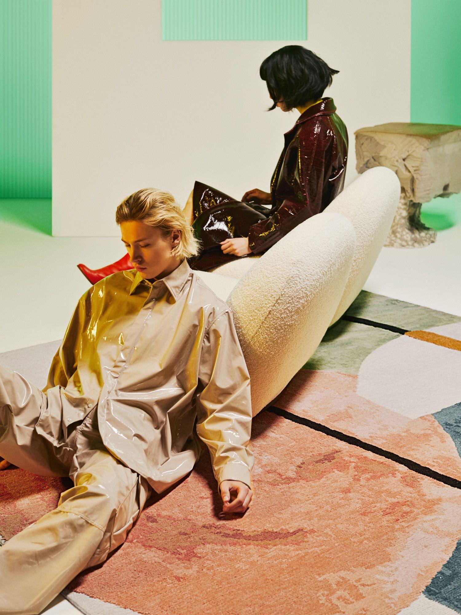 cc-tapis Doodle Kollektion Interieur mit Tischteppich von Faye Toogood im Zustand „Neu“ im Angebot in Brooklyn, NY