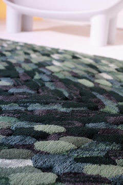 alfombra artesanal cc-tapis ENVOLÉE FOREST  por Cristina Celestino