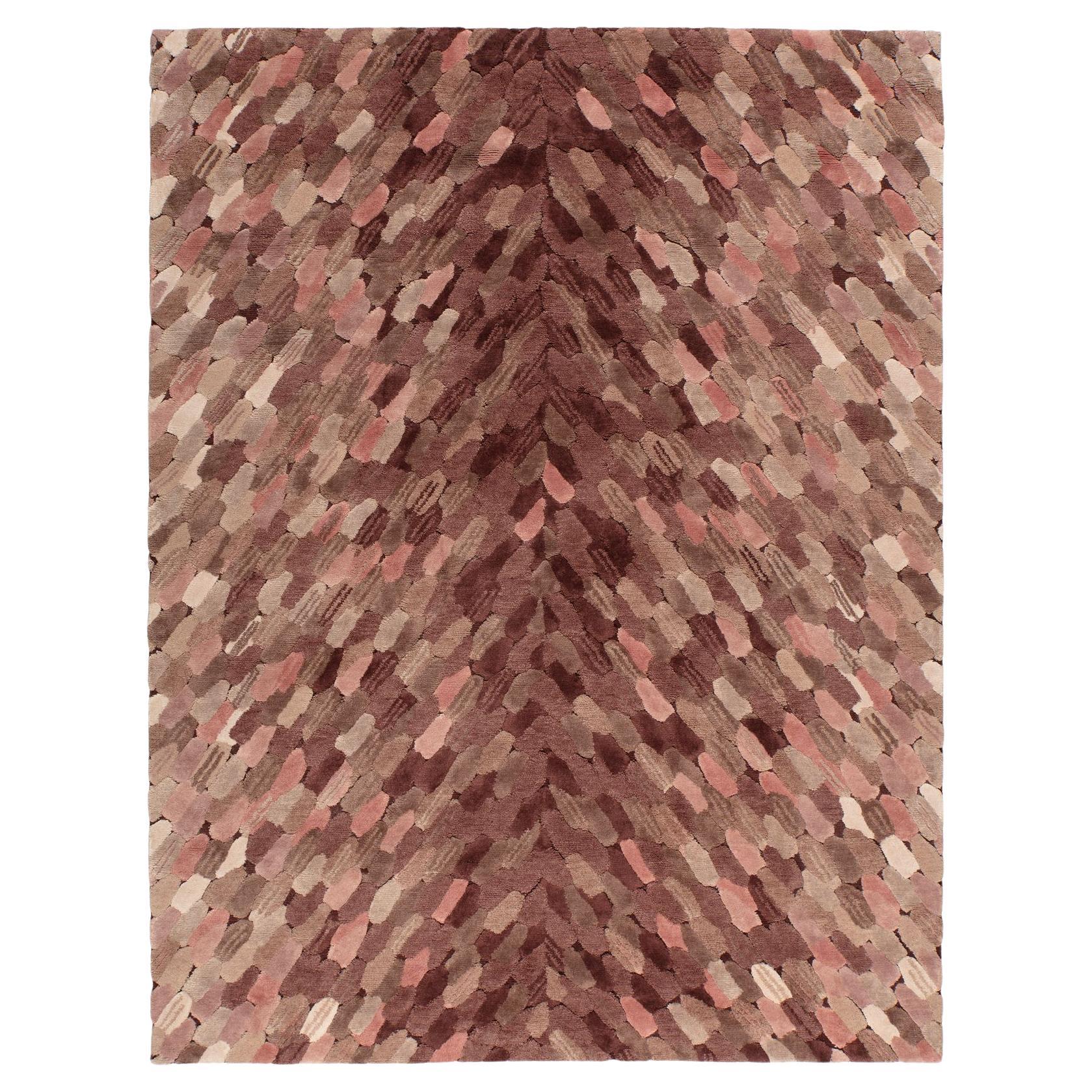 cc-tapis ENVOLÉE PINK handmade rug by Cristina Celestino