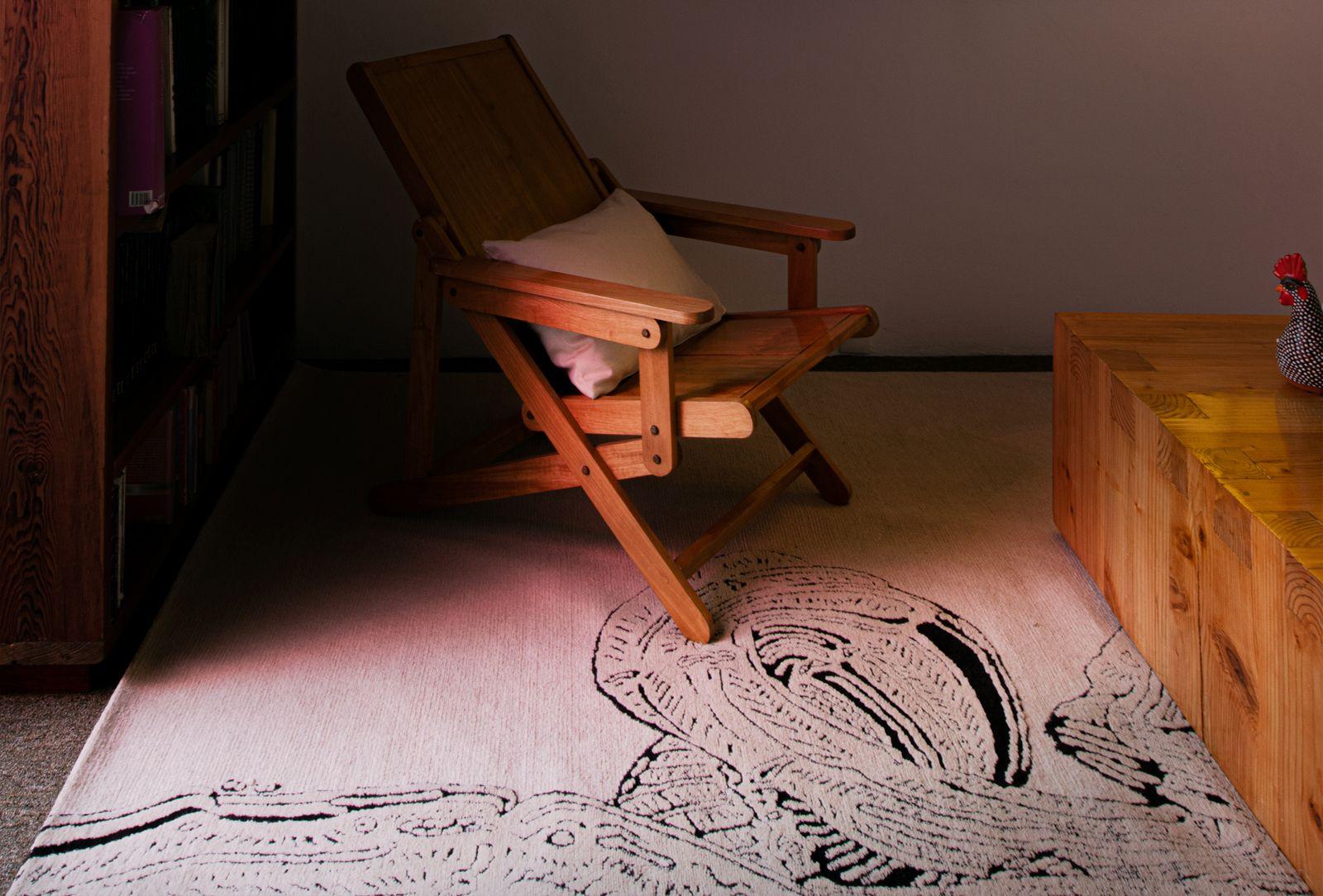 cc-tapis Euphorbia Curly Warly Standard Teppich von Bethan Laura Wood (Wolle) im Angebot