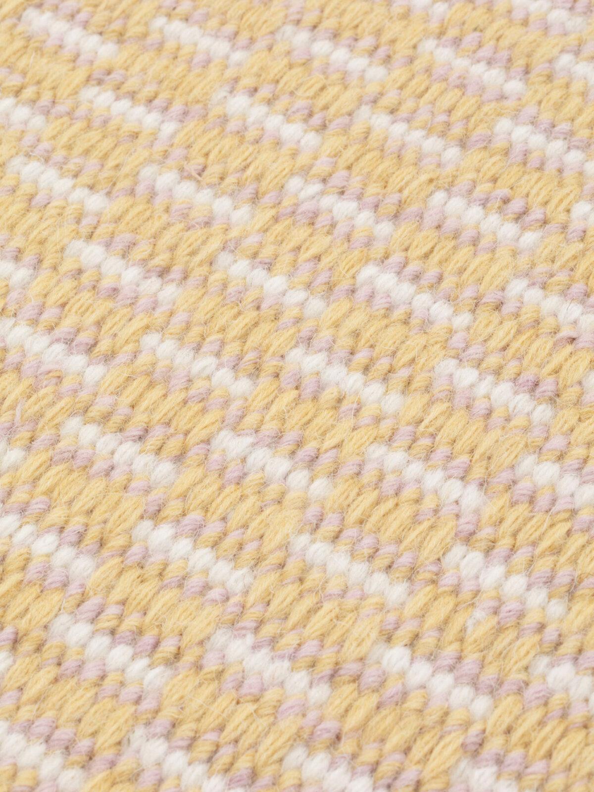 Hand-Woven cc-tapis EVERYDAY COLLECTION - SUNSET Pink version handmade rug For Sale