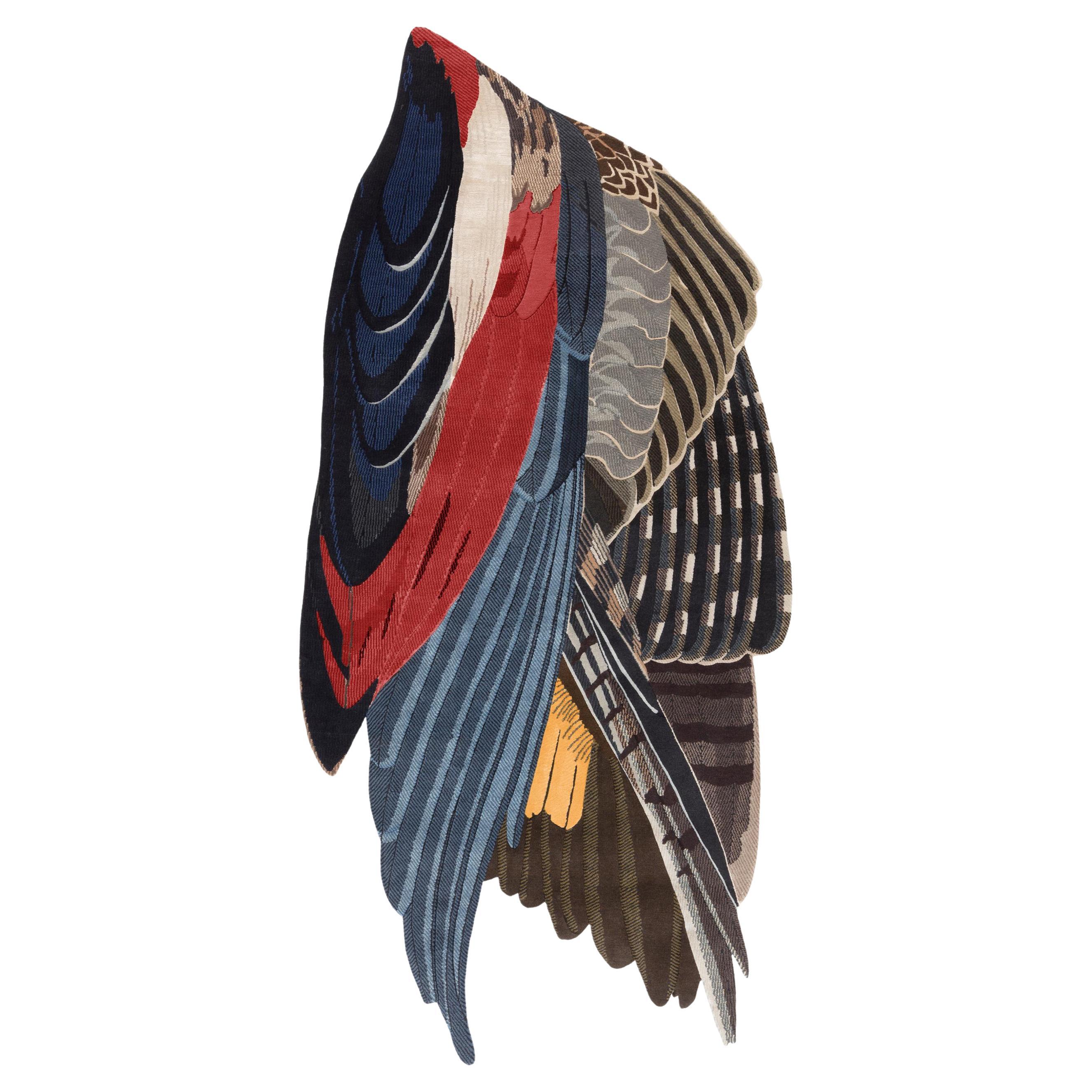 Grand tapis cc-tapis Feathers de forme libre de Maarten De Ceulaer