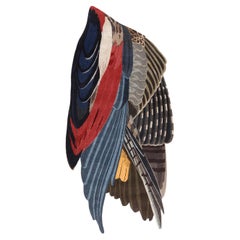 Grand tapis cc-tapis Feathers de forme libre de Maarten De Ceulaer