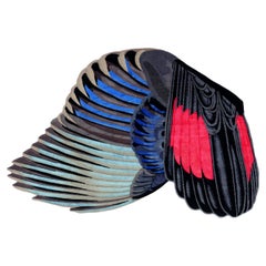 cc-tapis Feathers Freeform Handknotted Tibetan Rug by Maarten De Ceulaer