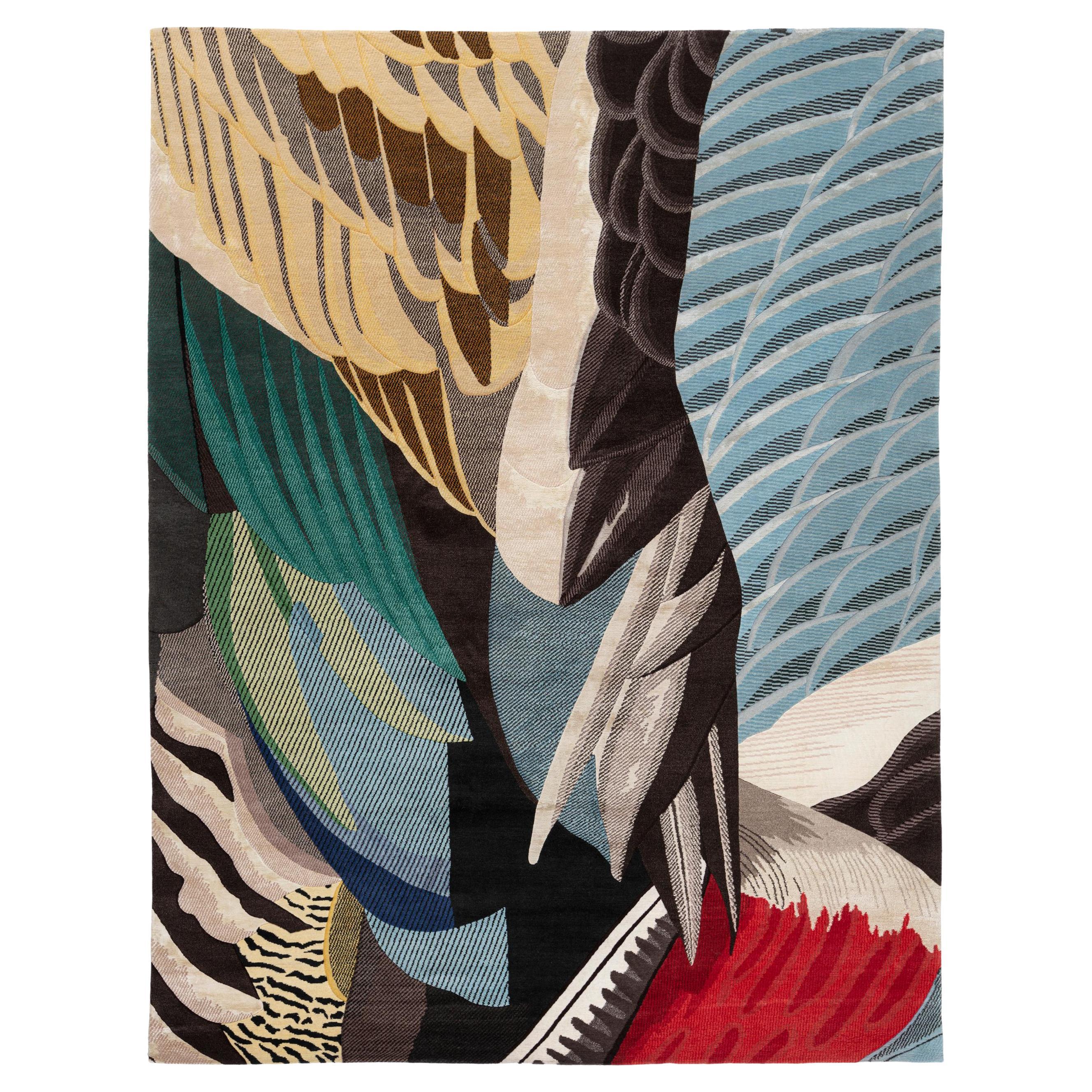 cc-tapis Feathers Rectangular Standard Rug by Maarten De Ceulaer