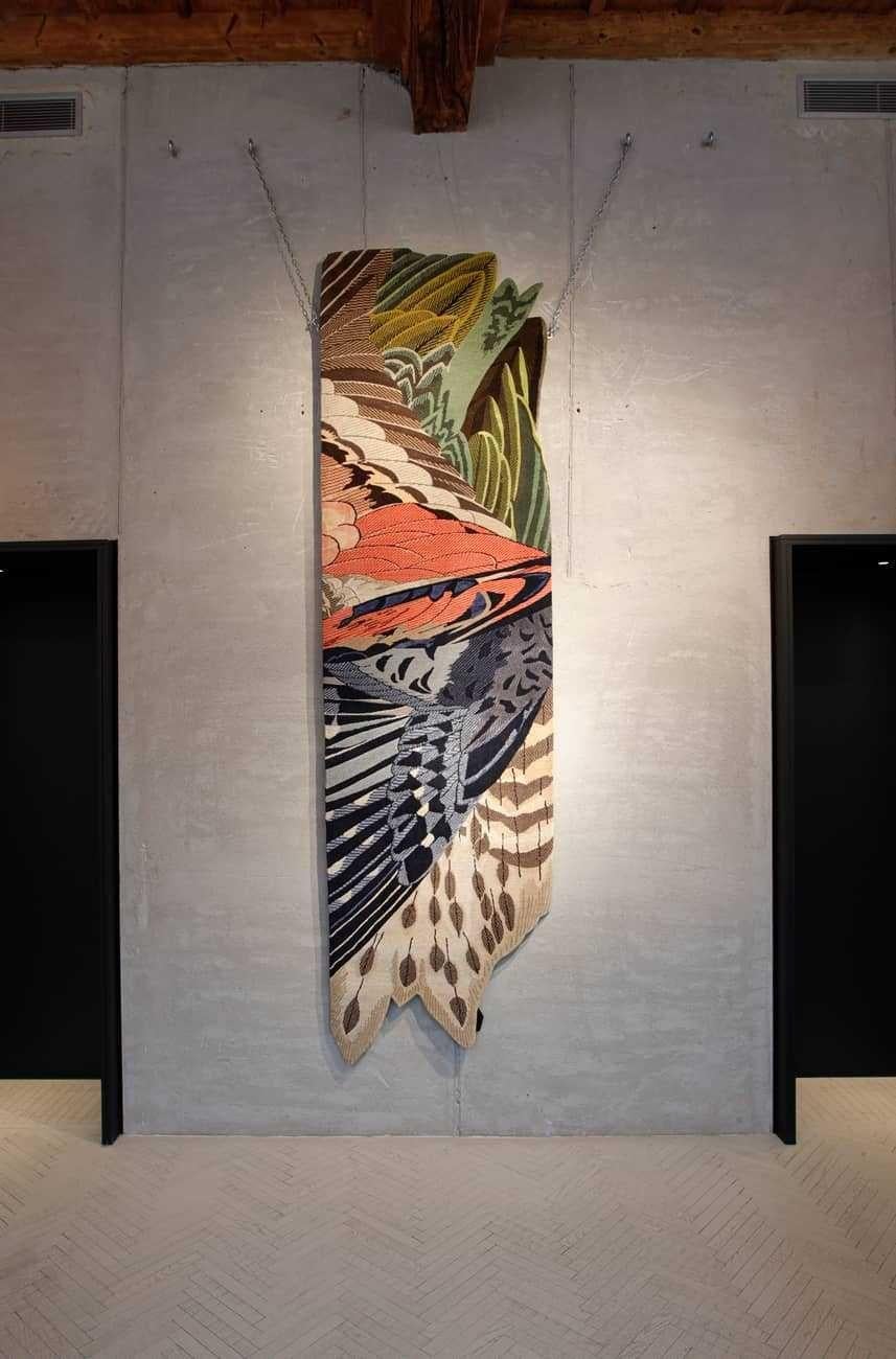cc-tapis Federn Standard-Läufer von Maarten De Ceulaer (Moderne) im Angebot