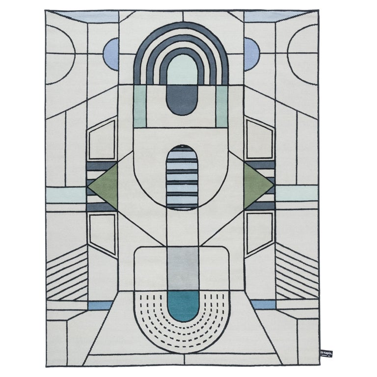 cc-tapis Flatlandia Collection Pitagora Outline Rug by Elena ...