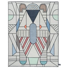 cc-tapis Flatlandia Collection Eulero Outline Rug by Elena Salmistraro
