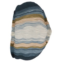 cc-tapis FOLDS Piccolo tappeto fatto a mano in Blue green di Cristián Mohaded