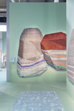 cc-tapis Colección Fordita Alfombra en forma de roca Fordite B de Patricia Urquiola