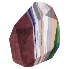 cc-tapis Fordite Collection Fordite C Rock Shaped Rug by Patricia Urquiola 