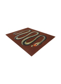 cc-tapis -Fornasetti Collection- PECCATO ORIGINALE handmade rug in Brown Finish
