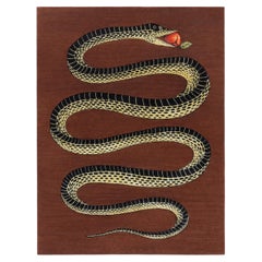 cc-tapis -Fornasetti Collection- PECCATO ORIGINALE handmade rug in Brown Finish