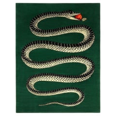cc-tapis - Fornasetti Collection - PECCATO ORIGINALE handmade rug in Green