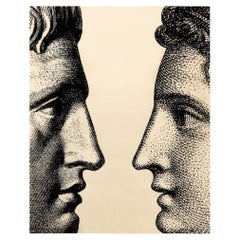cc-tapis - Fornasetti Collection - PROFILI handmade rug in Wool