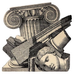 cc-tapis - Fornasetti Collection - ROVINE CLASSICHE handmade rug in Wool