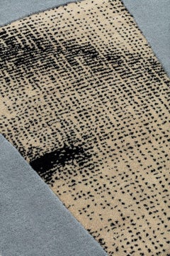 cc-tapis - Fornasetti Collection - SERRATURA handmade rug in Ice Finish