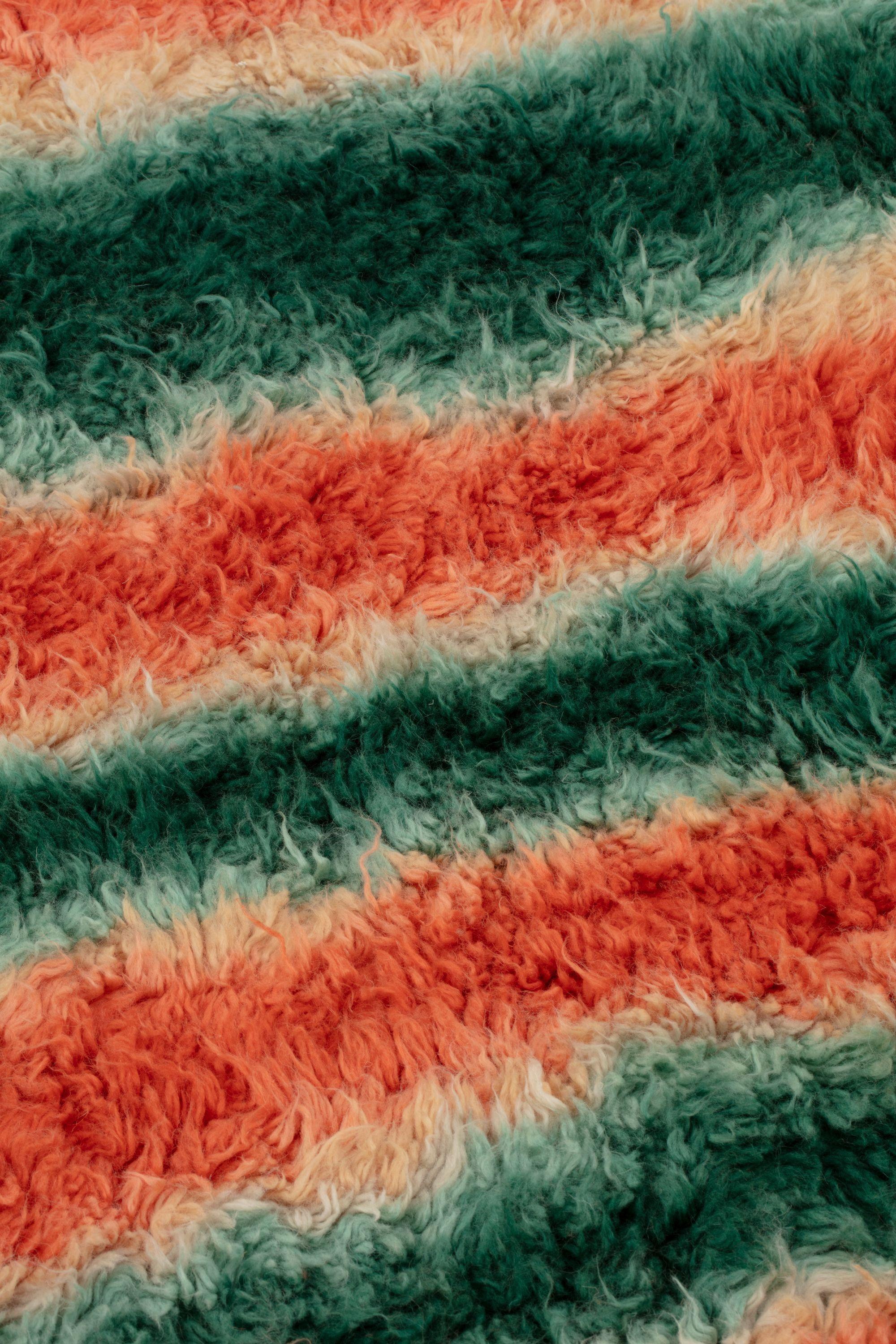 Hand-Knotted cc-tapis GRANDMA PATTERN 5 handmade rug by Rop van Mierlo For Sale