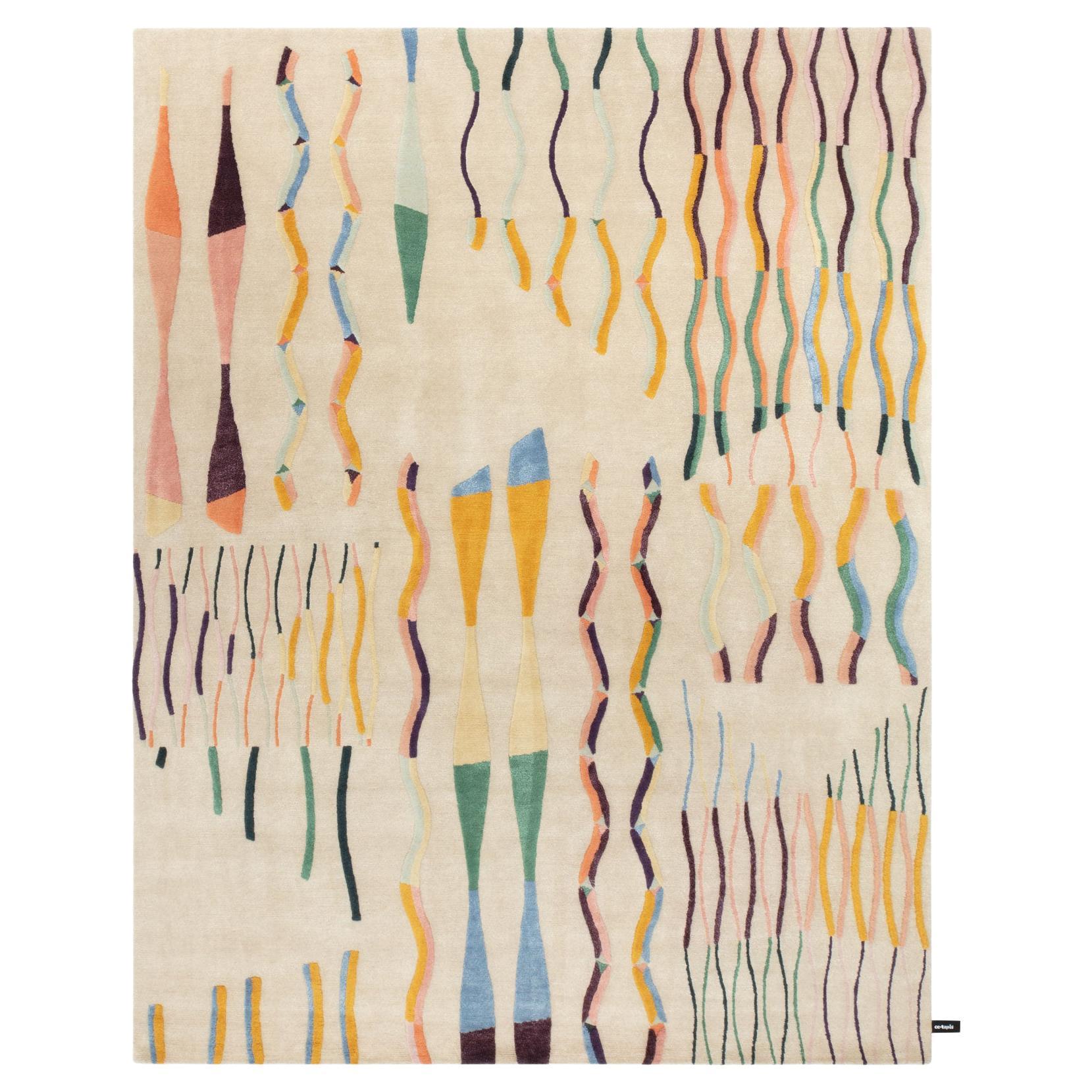 cc-tapis Guadalupe Collection Otomi' Rug by Bethan Laura Wood For Sale