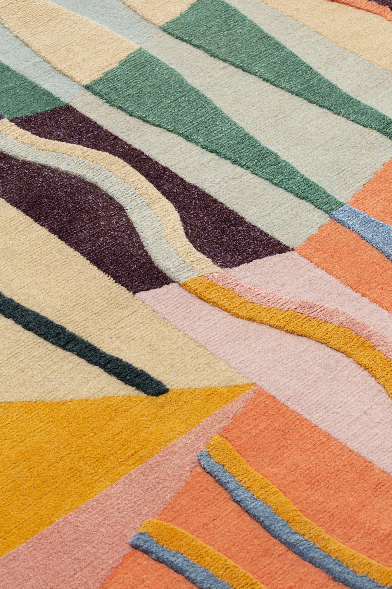 cc-tapis Guadalupe Collection Piñata Rug by Bethan Laura Wood In New Condition For Sale In Brooklyn, NY