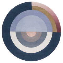 cc-tapis Handmade Rug Bliss Round Blue by Mae Engelgeer