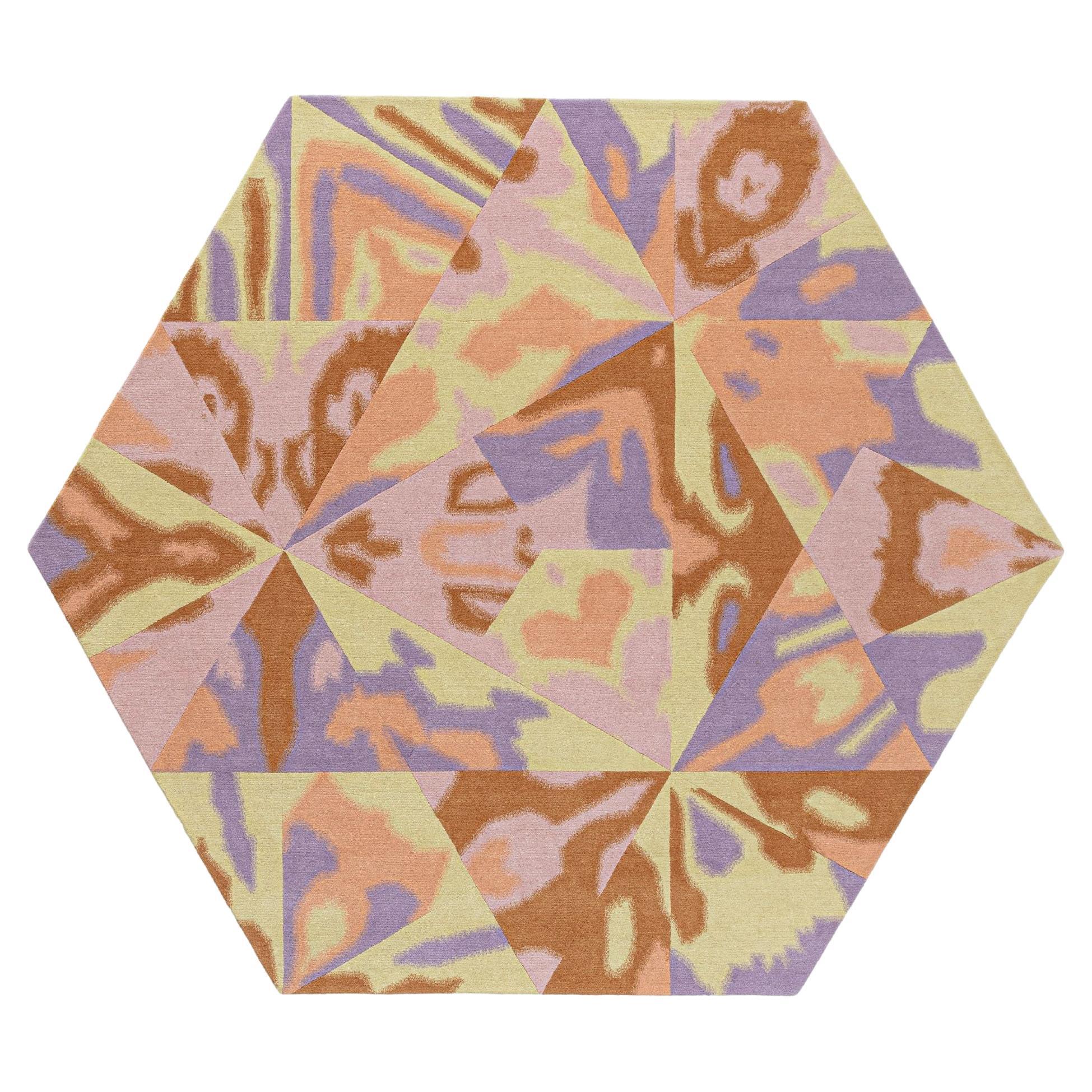 cc-tapis Handmade Soft Wood Rug by Bethan Laura Wood in STOCK For Sale