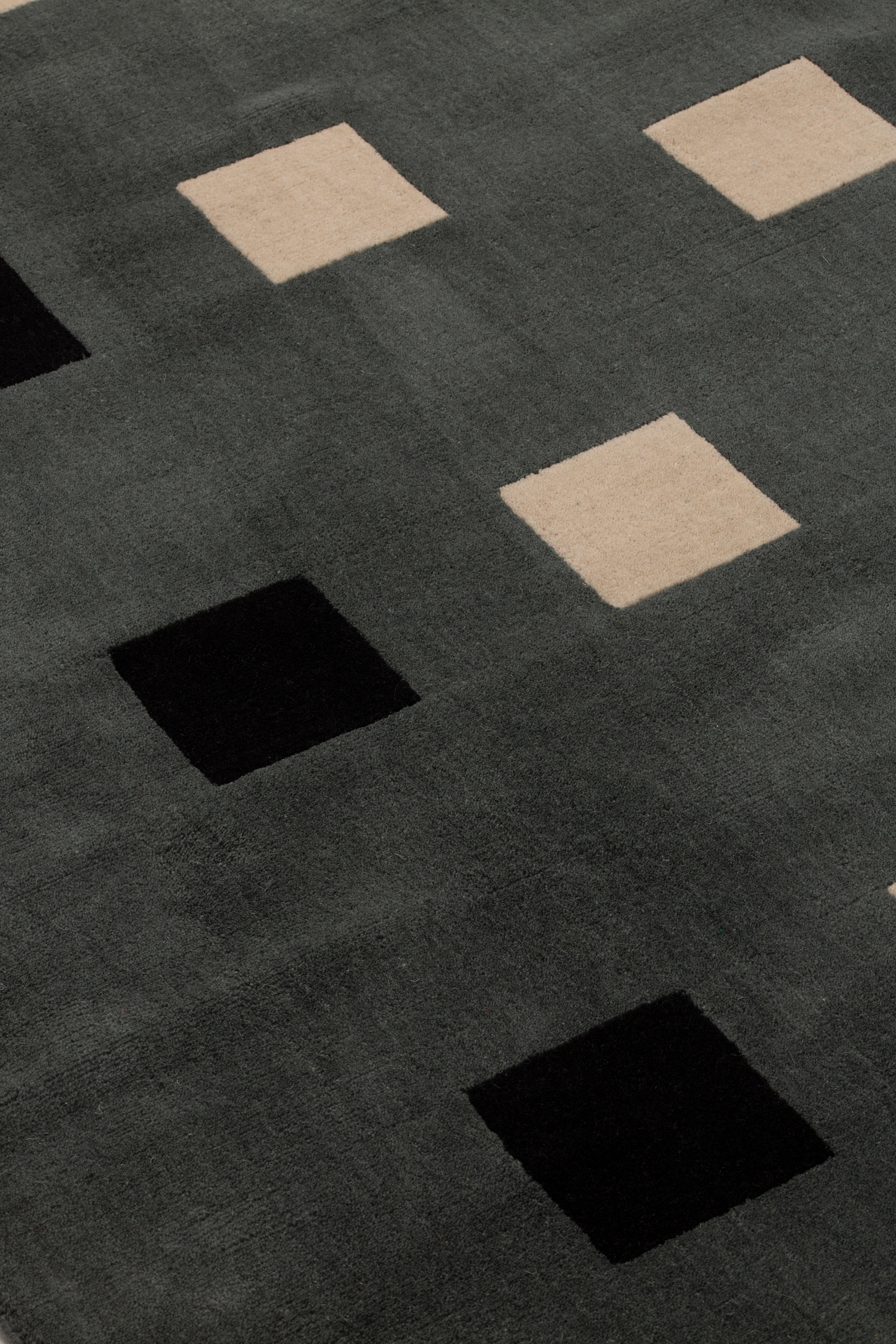 Modern cc-tapis Hello Sonia! Rhapsody 3 in Dark Blue by Studiopepe For Sale