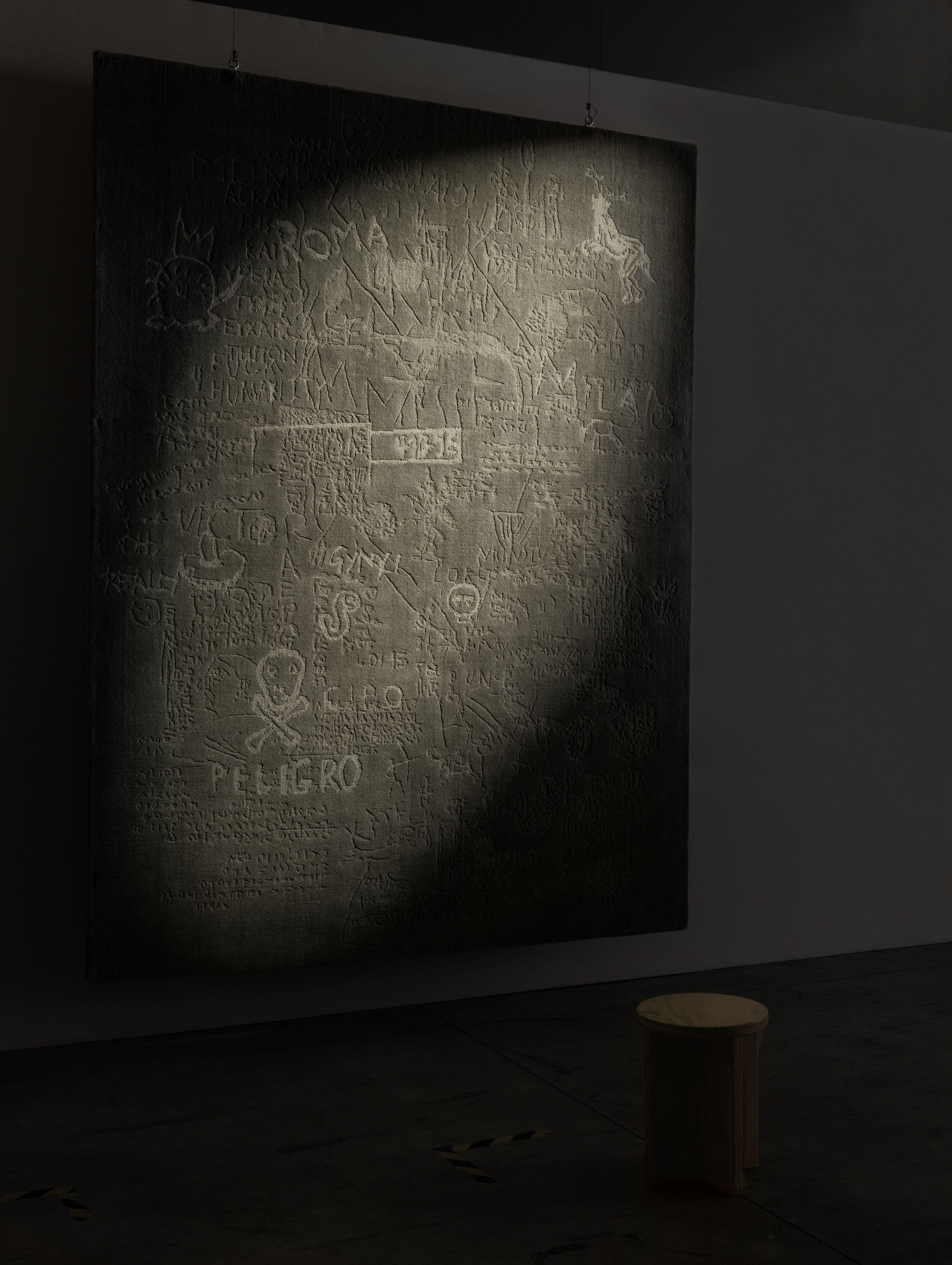 cc-tapis HYPERCODE Rectangular handmade rug in Lichen by Roberto Sironi In New Condition For Sale In Brooklyn, NY