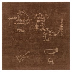 cc-tapis HYPERCODE Square handmade rug by Roberto Sironi