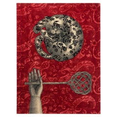 cc-tapis - Fornasetti Collection - IL GATTIPANNI Limited Edition handmade rug
