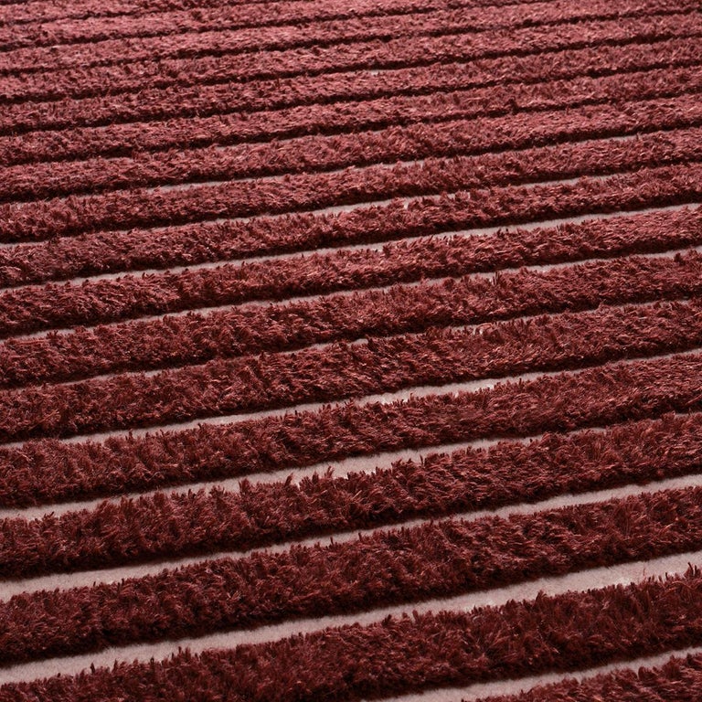 Wool CC-Tapis Khan Rust Rug by Matt Lorrain for SP01 For Sale