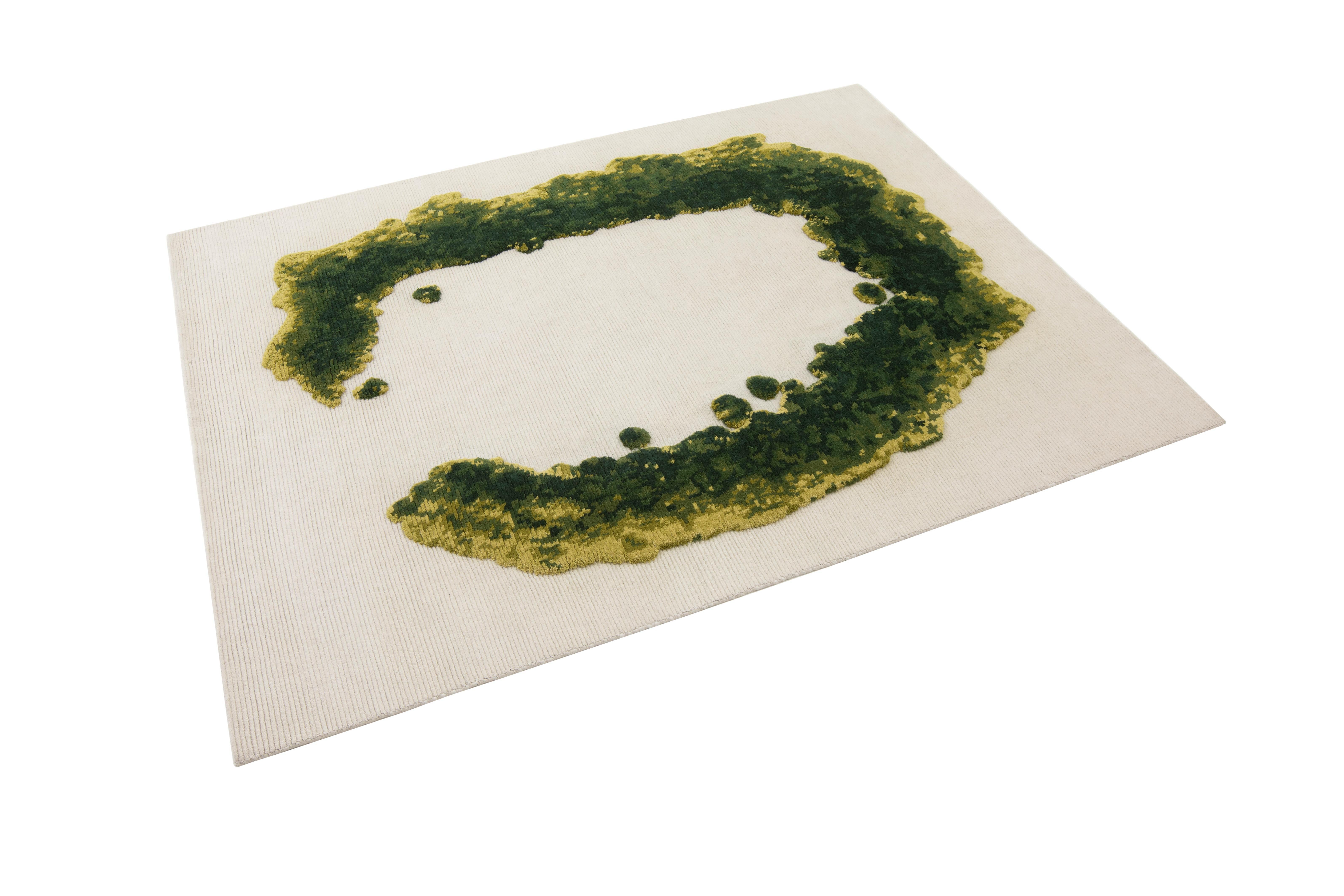 Noué à la main cc-tapis Lapse 1 Tempore Collection de Duccio Maria Gambi en vente