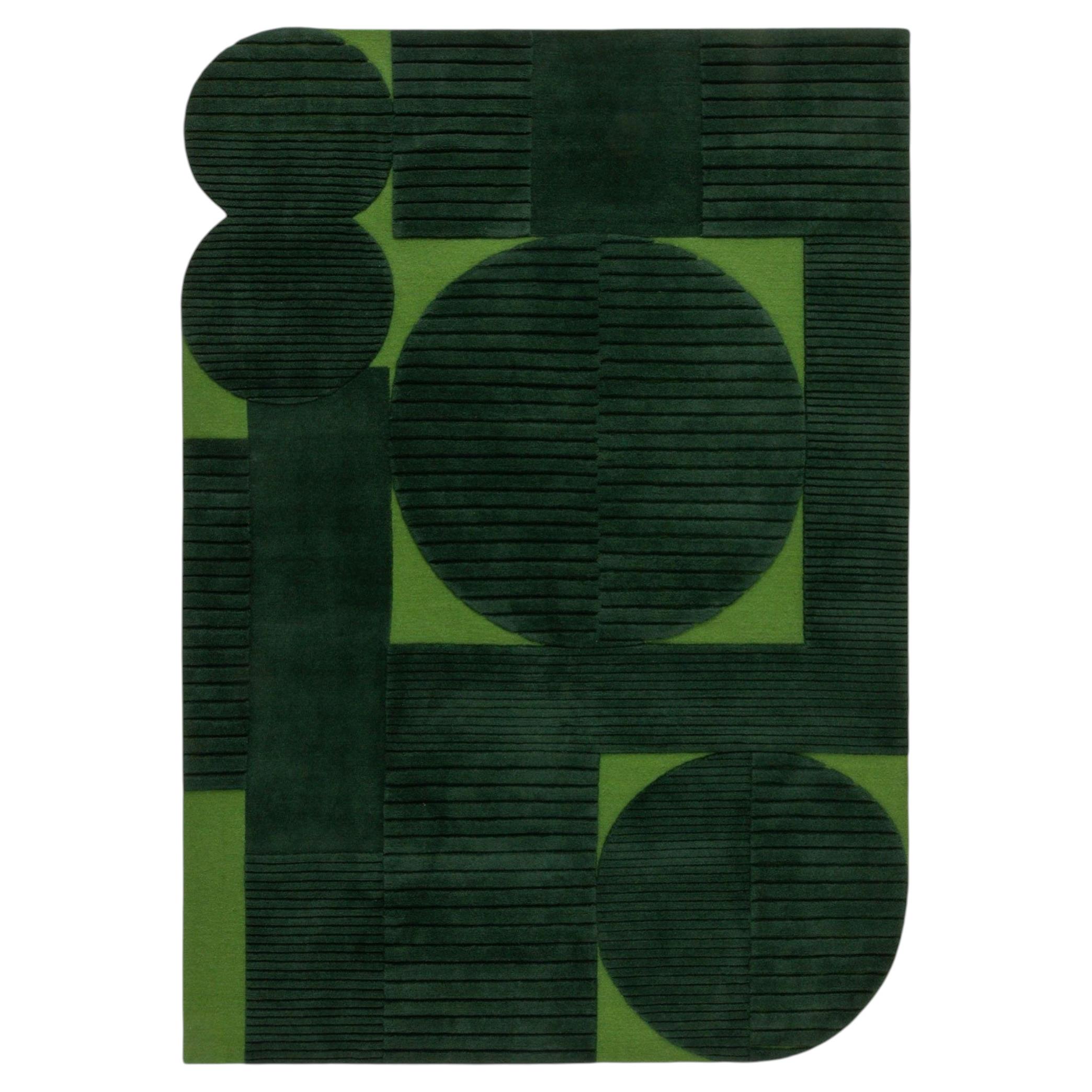 cc-tapis Le Tapis Nomade Full Forrest Rug by Atelier De La Troupe For Sale