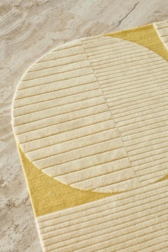 cc-tapis Le Tapis Nomade Yellow Rug by Atelier De Troupe