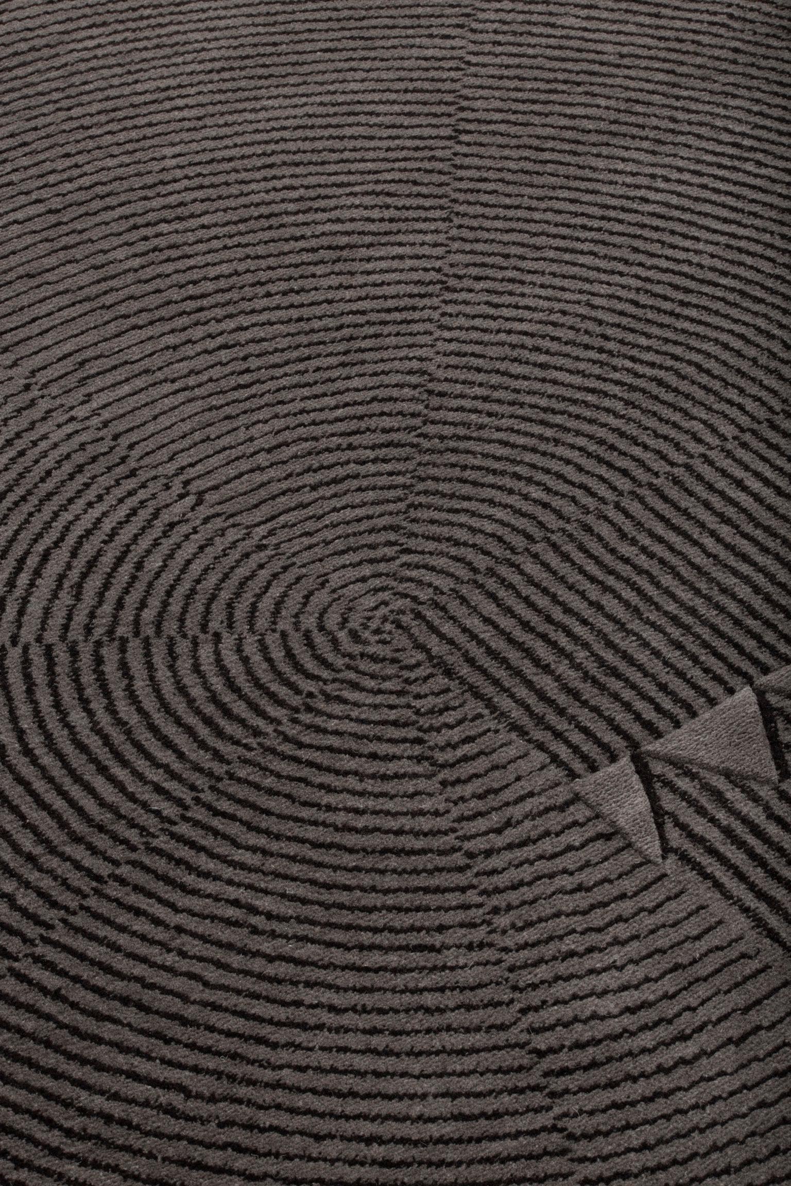 Annodato a mano cc-tapis Le Tapis Plasterwork C Dark Standard Rug da David/Nicolas in vendita