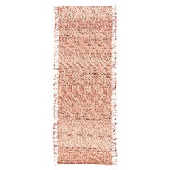 cc-tapis Lines Red Handmade Rug in Himalayan Wool by Philippe Malouin
