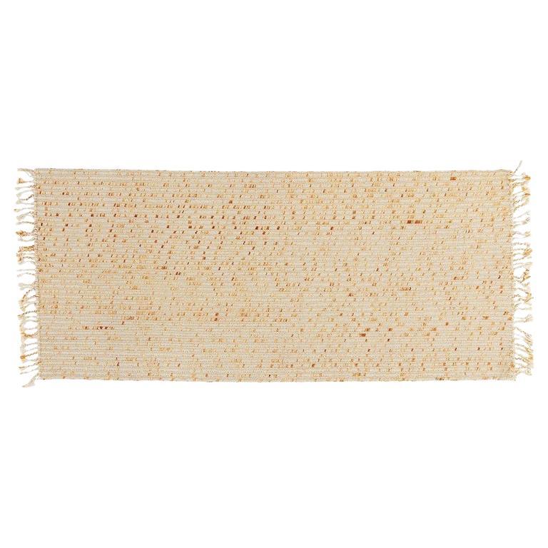 cc-tapis Lines Gelber handgefertigter Teppich aus Wolle von Philippe Malouin - IN SCHLUSSVERKAUF im Angebot